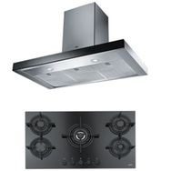 Franke Fcr 925 Tc BK/XS/900 Black Glass Davlumbaz Fhcr 905 4g Tc He Bk C Black Glass Ocak Ankastre Set
