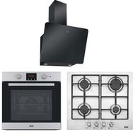 Franke FPJ 615 V BK A - FHNL 604 4G XS E - FSL 82 H XS 3'lü Inox Ankastre Set