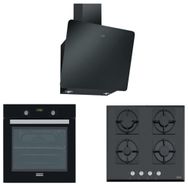 Franke Glass Linear Black Ankastre Set