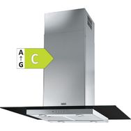 Franke Glass Lınear Isola Fgl 915 I Bk Xs Inox Ve Sıyah Cam Ada Davlumbaz