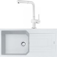 Franke Urban UBG 611-100 Bianco Granit Eviye-Active Plus Doccia Batarya Seti