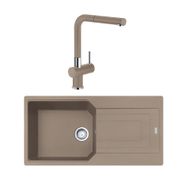 Franke Urban UBG 611-100 Oyster Renkli Granit Eviye