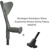 Fransız Herdegen Evolution & Fun Koltuk Değneği / Kanedyen (1 Adet) - Gri