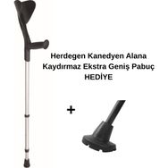 Fransız Herdegen Evolution & Fun Koltuk Değneği / Kanedyen (1 Adet) - Siyah
