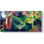 Franz Marc - Deer Monastery Garden Tablosu