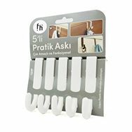 Frater 5'li Pratik Beyaz Askı