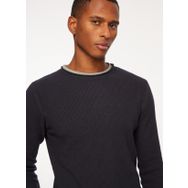 Fred Mello FM23W07MG Lacivert Bisiklet Yaka Slim Fit Erkek Kazak