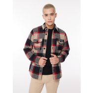 Fred Mello FM23W26KT Kırmızı Slim Fit Gömlek Yaka Erkek Gömlek
