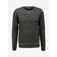 Fred Mello FM23W37MG Siyah Bisiklet Yaka Slim Fit Erkek Kazak