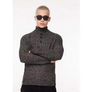 Fred Mello FM23W39MM Siyah Dik Yaka Slim Fit Erkek Kazak