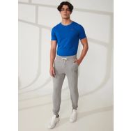 Fred Mello Normal Bel Slim Fit Gri Melanj Erkek Eşofman Altı FM23S01PFGRAY MELANGE