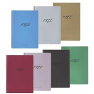 Free A4 80 Yaprak Çizgili PP Kapak Defter Keskin Color