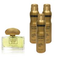 Free Love 100 ml Golden Secret Edp Kadın Parfüm ve 3x150 ml Deodorant