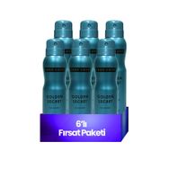 Free Love Golden Pudrasız Kadın Sprey Deodorant 150 ml x 6