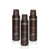 Free Love Leon 3x150 ml Erkek Sprey Deodorant