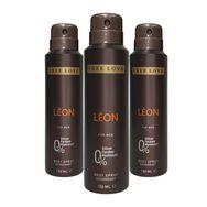 Free Love Leon 3x150 ml Erkek Sprey Deodorant
