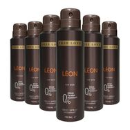 Free Love Leon 6x150 ml Erkek Sprey Deodorant