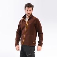 Freecamp Man Full Zipper Fleece Kahverengi Erkek Polar