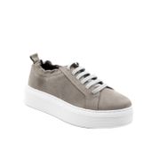 Freefoot 221150 Açık Gri Nubuk Kadın Sneaker Ayakkabı