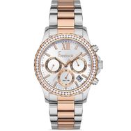 Freelook FL.1.10366-4 Metalik Rose Fonksiyonlu Kadın Kol Saati