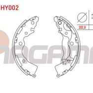 FREN BALATASI ARKA HYUNDAI ACCENT ERA İ30