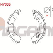 FREN BALATASI ARKA (HYUNDAI GETZ 1.5 CRDI 2002-)
