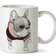 French Bulldog Pug Boston Terrier Baskılı Kupa
