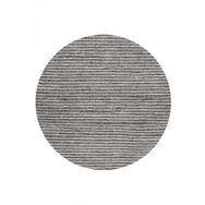Frenda Home 120x120 cm Gri Hasır Görünümlü Pamuk Taban Dijital Baskılı Dekoratif Yuvarlak Halı