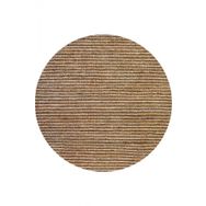 Frenda Home 140x140 cm Vizon Hasır Görünümlü Pamuk Taban Dijital Baskılı Dekoratif Yuvarlak Halı