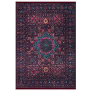 Frenda Home Fas Kapısı Desenli Pamuk Taban Kahve 100x200 cm Salon Halı