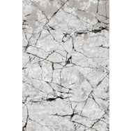 Frenda Home Mermer Desen Kaymaz Deri Taban Baskılı Gri 100x200 cm Salon Halı