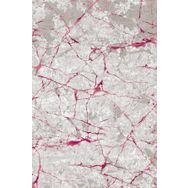 Frenda Home Mermer Desen Kaymaz Deri Taban Baskılı Pembe 80x150 cm Salon Halı