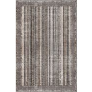 Frenda Home Şal Desen Pamuk Taban Gri 80x150 cm Salon Halı