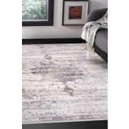 Frenda Home Vintage Desenli Mürdüm 100x200 Pamuk Taban Yıkanabilir Halı