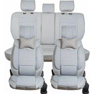 Fresh Start Bmw 3 Serisi 328 Lüx Full Deri Ön Arka Takım Açık Gri Oto Koltuk Kılıfı