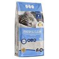 Fresh&Clean İnce Taneli Marsilya Sabunlu Süper 10 lt Topklanan Kedi Kumu