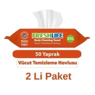 Freshlife 2x50 Adet Vücut ve Perine Temizleme Havlusu