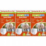 Freshlife 90 Adet 3 Paket Orta Boy M Beden Emici Külot