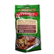 Freshy 20x100 gr Beef Sausages Biftekli Mini Sosis Köpek Ödülü