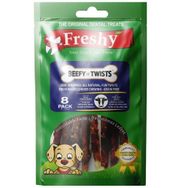 Freshy Beefy Twist Biftek Sarılı Burgu Çubuk 10 Adet Köpek Ödülü