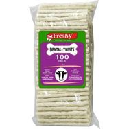 Freshy Dental Twists 100'lü Mega Paket Sütlü Burgu Çubuk