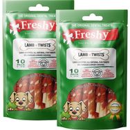 Freshy Lamb Twists 2'li 20 Adet Kuzu Etli Burgu Çubuk