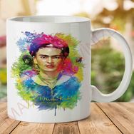 Frida Kahlo Renksel Kupa Bardak