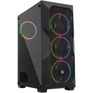 Frisby FC-9425G Double Slim RGB Fan Mesh PSU Yok Bilgisayar Kasası