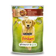 Friskies 100 gr Kuzu Etli Ve Havuçlu Köpek Pouch