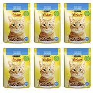 Friskies 6x85 gr Somonlu Soslu Yaş Kedi Maması