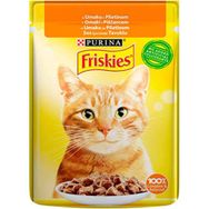 Friskies 85 gr Tavuklu Soslu Yaş Kedi Maması