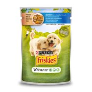 Friskies Tavuklu ve Havuçlu Pouch Konserve Yavru 20x100 gr Köpek Maması