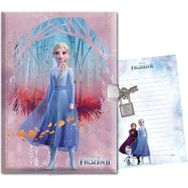 Frozen 14x20 cm 104 Yaprak Kilitli Hatıra Defteri