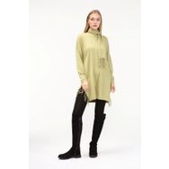 Ftz Women 21-1331 Yeşil Fularlı Kadın Triko